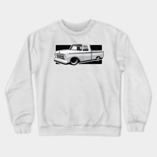 1961-66 fourth gen truck corner mint BW Crewneck Sweatshirt